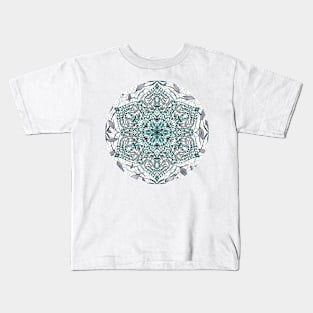 Woven Vines of Silver and Life Kids T-Shirt